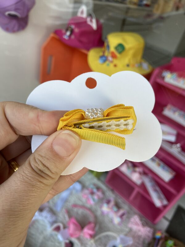 Mini Laço Amarelo - Imagem 2