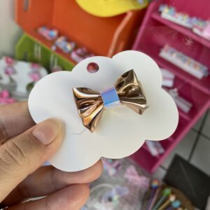 Mini Laço Bege