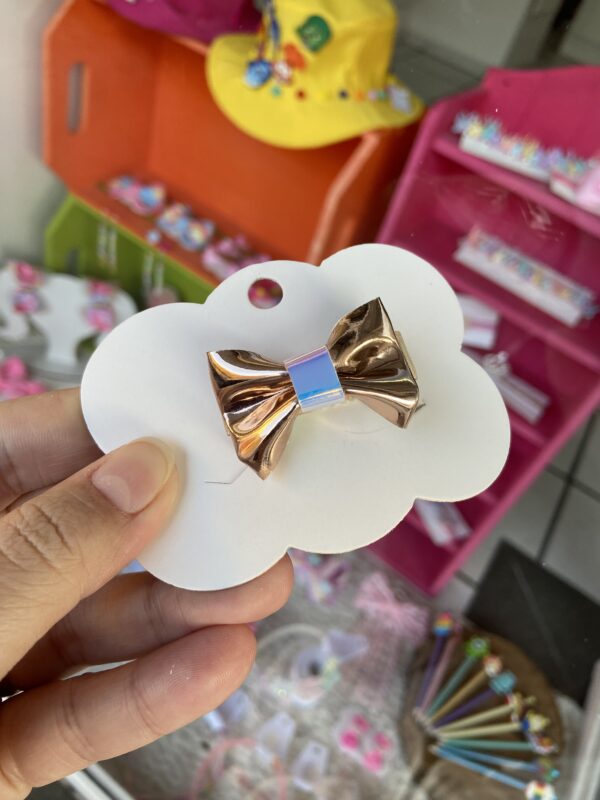 Mini Laço Bege