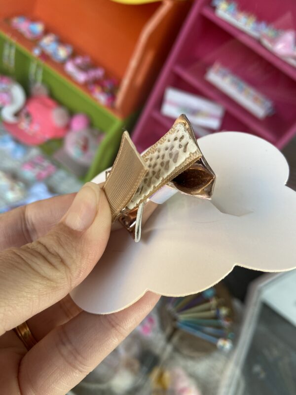 Mini Laço Bege - Imagem 2