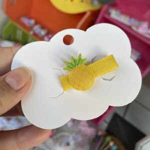 Mini Laço Amarelo Abacaxi