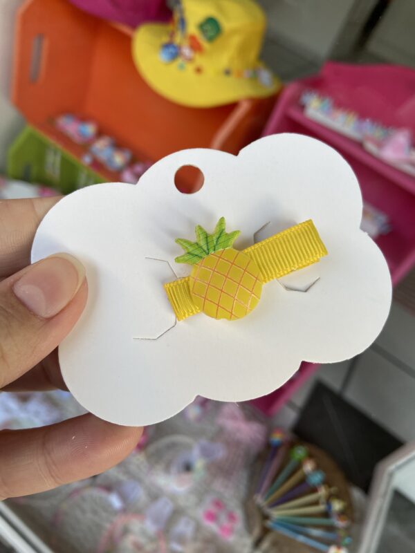 Mini Laço Amarelo Abacaxi
