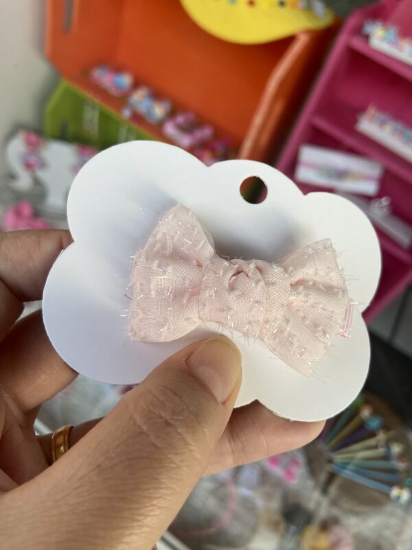 Laço pequeno rosa