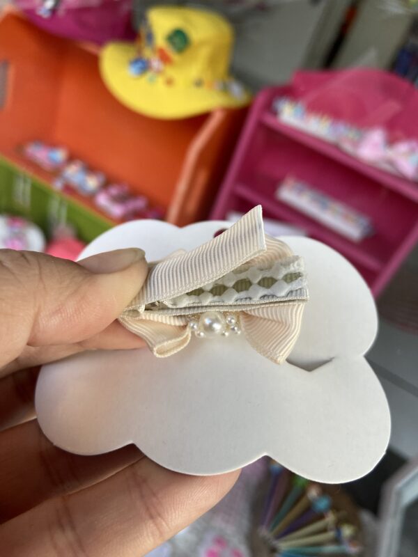 Mini Laço Bege - Imagem 2