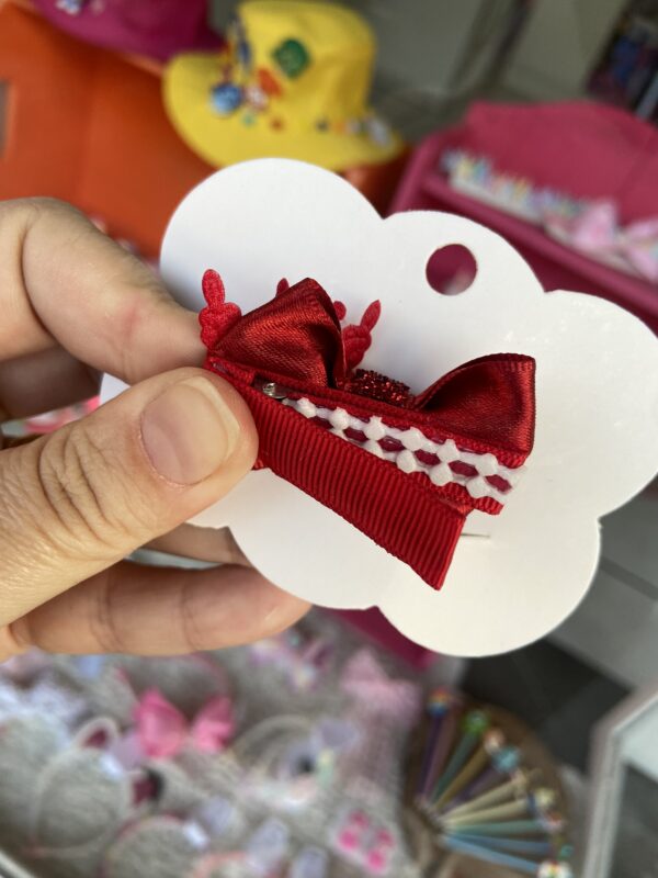 Mini Laço Vermelho - Imagem 2