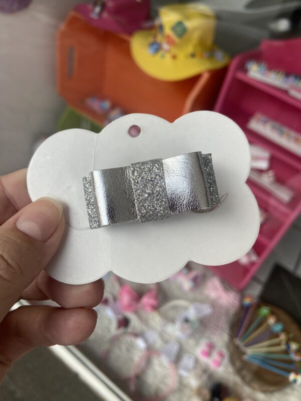 Mini Laço Prata