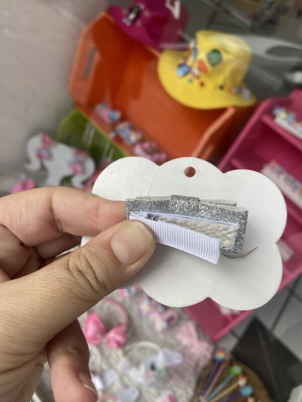 Mini Laço Prata - Imagem 2