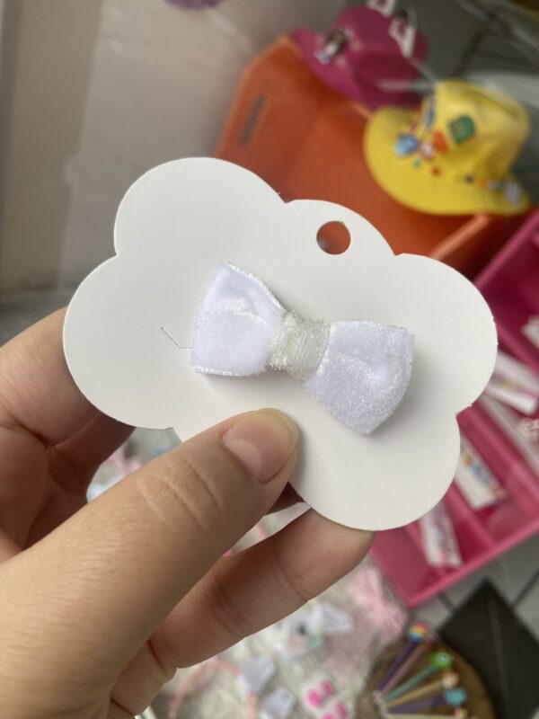 Mini Laço Branco