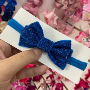 Faixa azul com Laço médio.