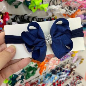 Faixa azul com Laço médio.
