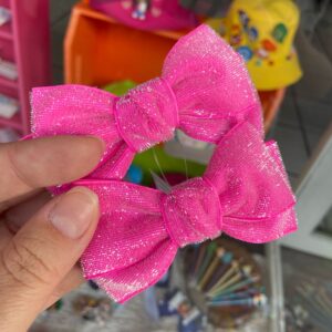 Par de Laços Rosa