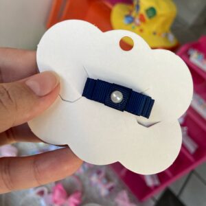 Mini Grampo Flor Azul