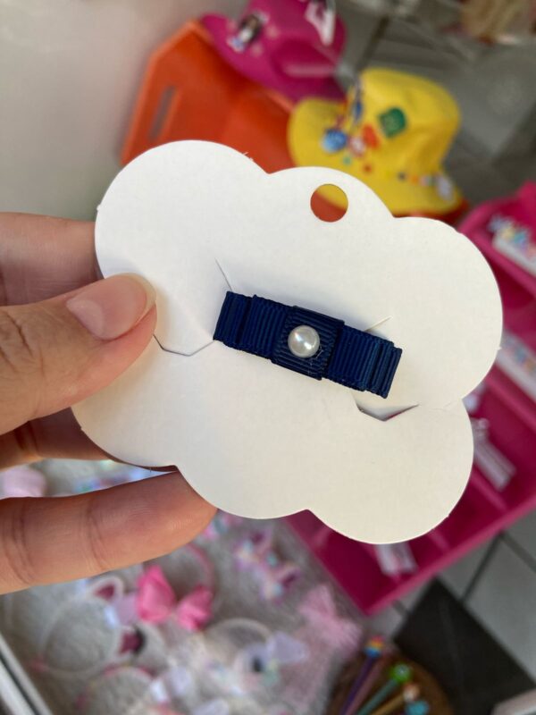 Mini Grampo Flor Azul