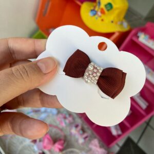 Mini Laço Marrom
