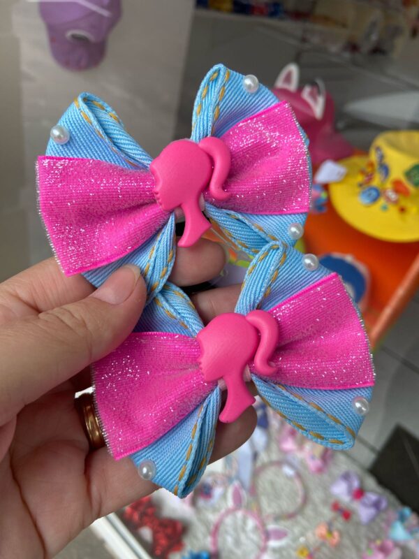 Par de Laços Barbie com Rabicó