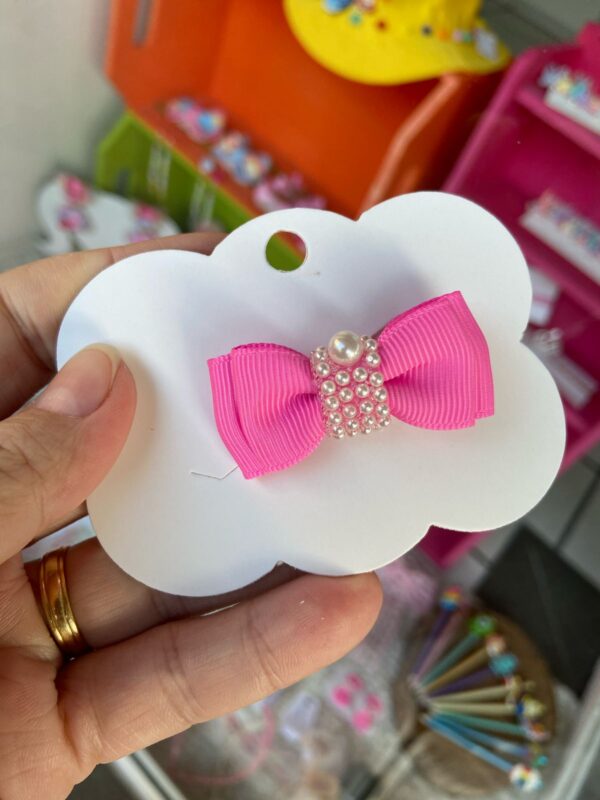Mini Laço Rosa