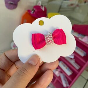 Mini Laço Rosa
