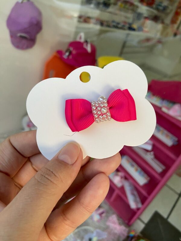 Mini Laço Rosa