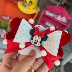 Laço Grande Vermelho Minnie