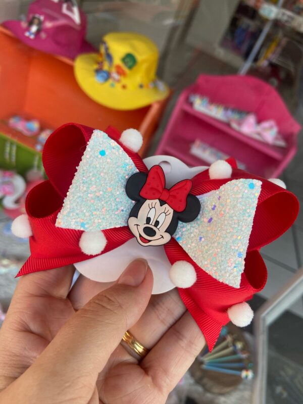 Laço Grande Vermelho Minnie