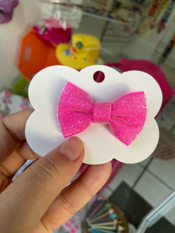 Mini Laço Rosa