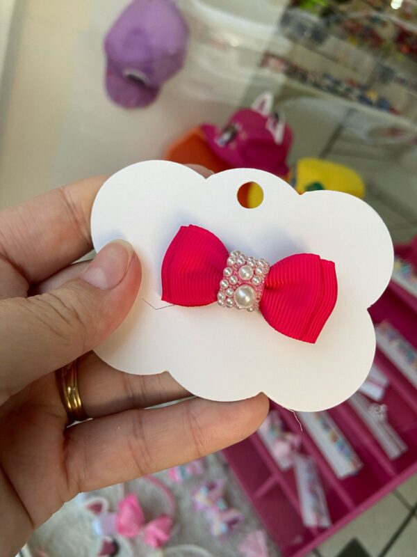 Mini Laço Rosa