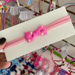 Faixa RN Rosa com Mini Laço.