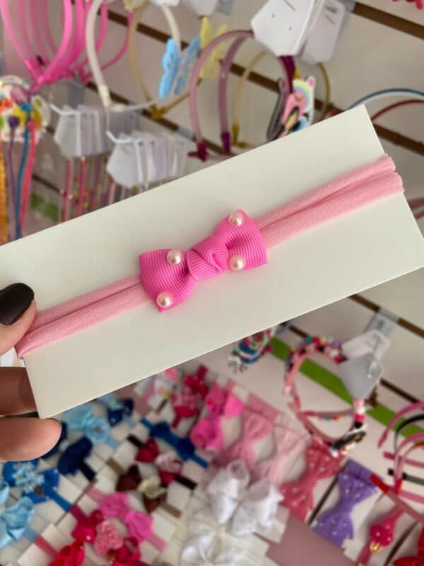 Faixa RN Rosa com Mini Laço.