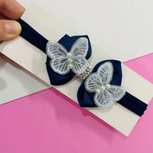 Faixa RN Azul com Borboleta.