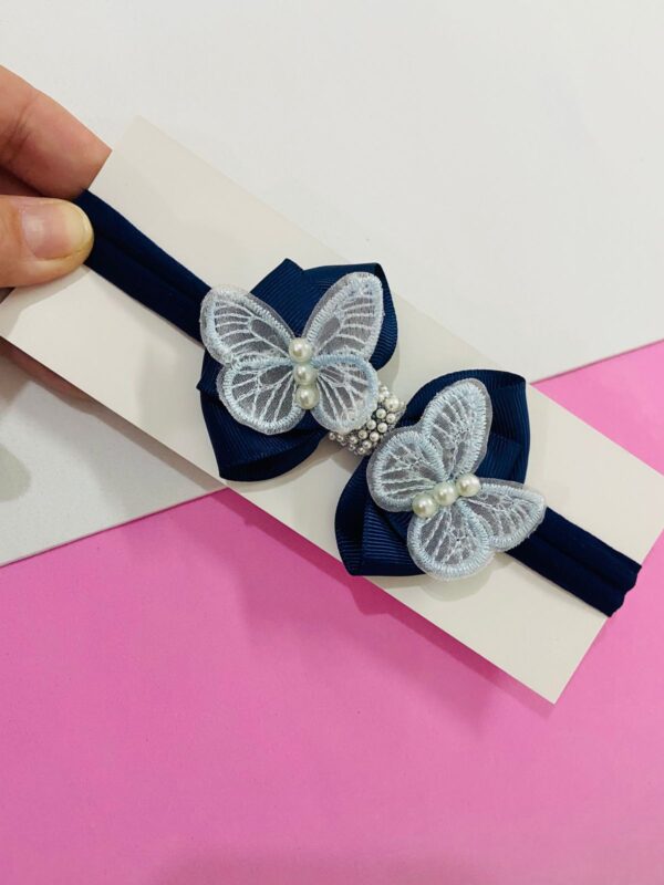 Faixa RN Azul com Borboleta.