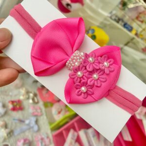 Faixa RN Rosa com Flores