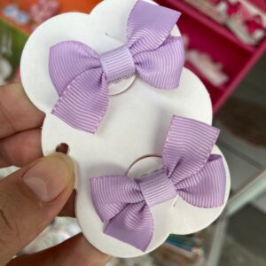 Mini Par de Laços Lilás