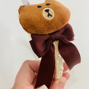 Tiara Infantil com Aplique de Ursinho