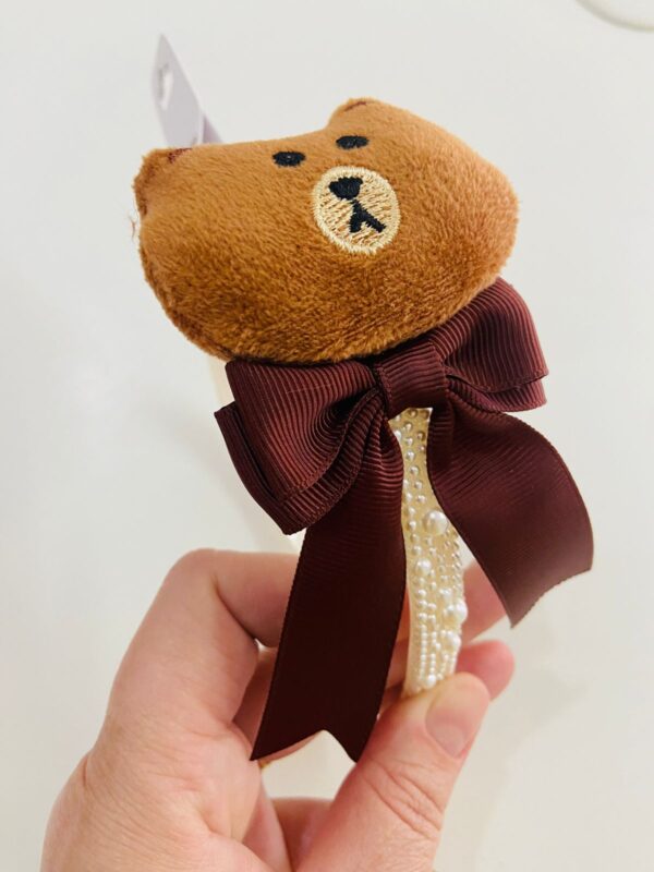 Tiara Infantil com Aplique de Ursinho