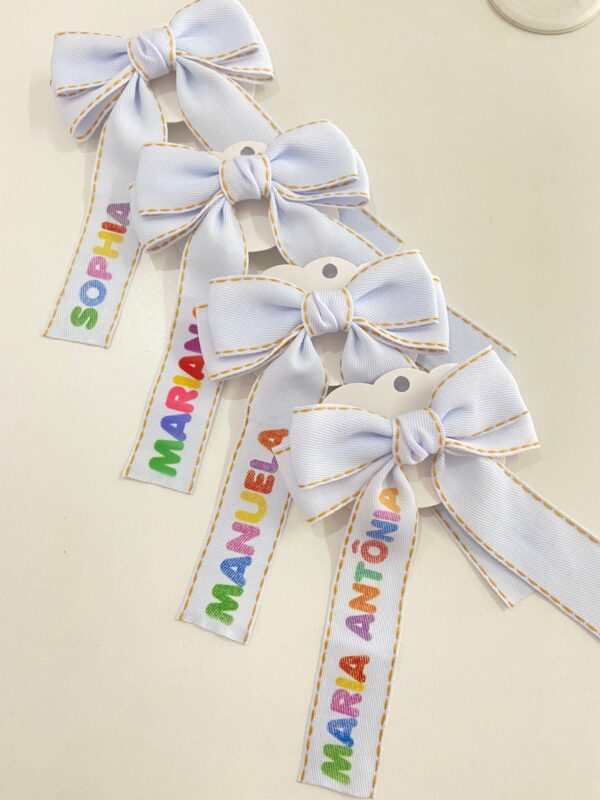 Personalize o Laço com o nome da sua princesa!