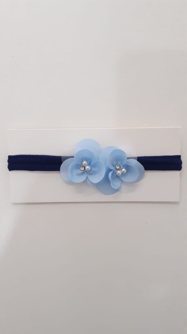 Faixa com Flor Azul.