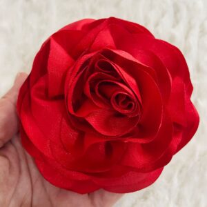 flor para prendas tradicionalistas ctg semana farroupilha e dia do gaúcho Vermelho