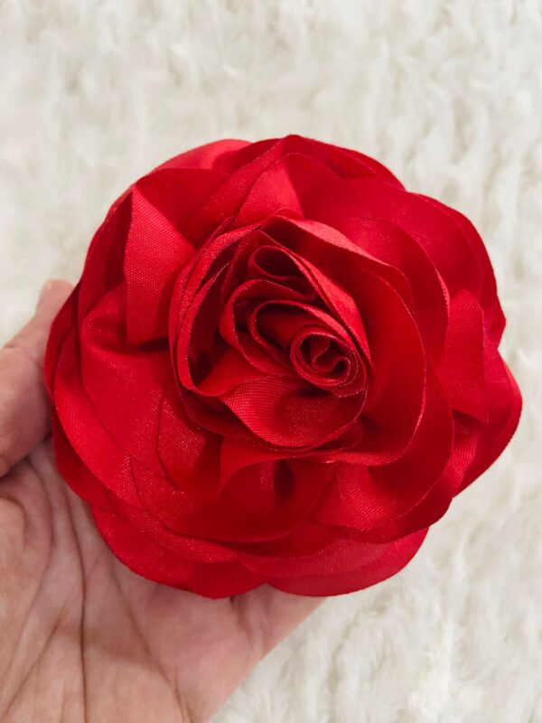 flor para prendas tradicionalistas ctg semana farroupilha e dia do gaúcho Vermelho