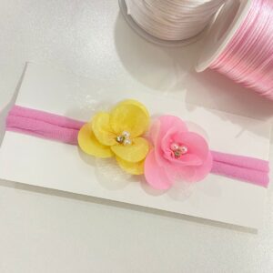 Faixa com Flor Colorida