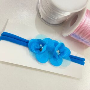 Faixa com Flor Azul