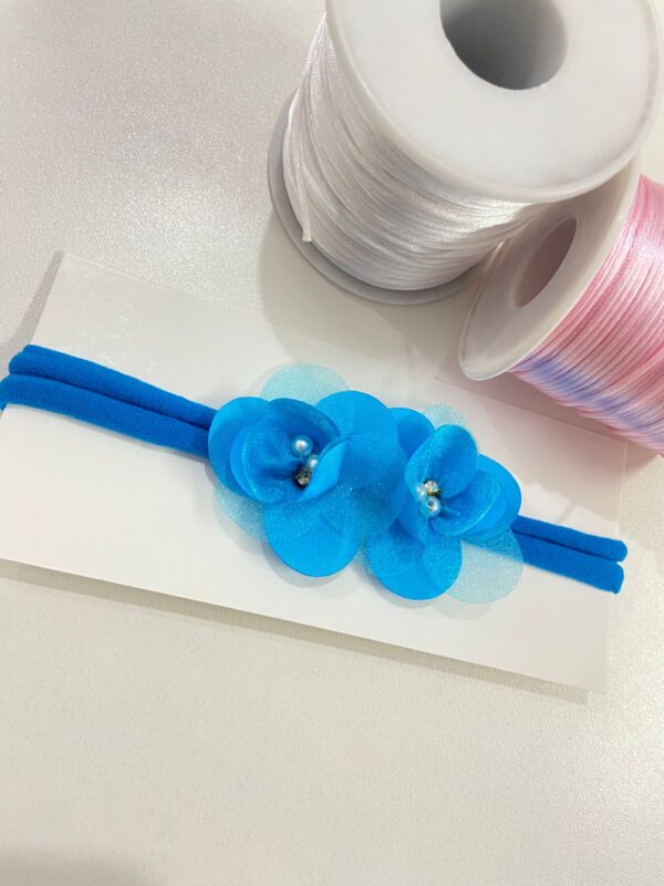 Faixa com Flor Azul