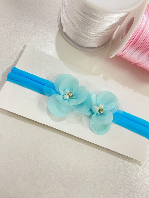 Faixa com Flor Azul