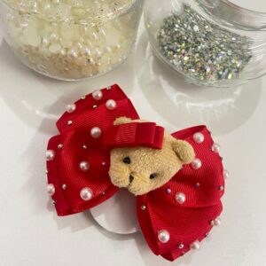 Laço com Aplique de Urso