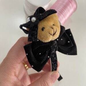 Tiara com Aplique de Urso
