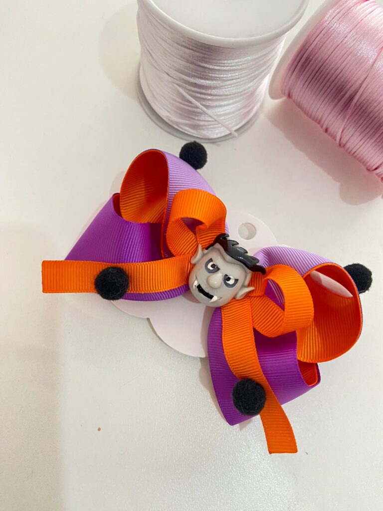 Laço do Halloween vampiro