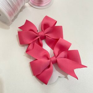 Par de Laço Rosa