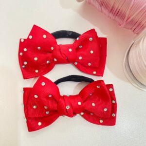 Par de Laço vermelho