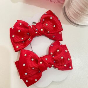 Par de Laços vermelho