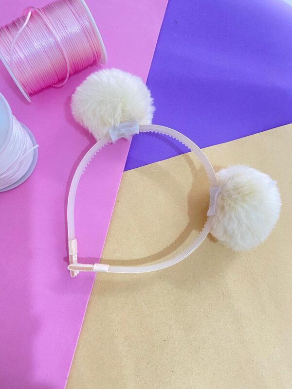 Tiara com pompom Off-White