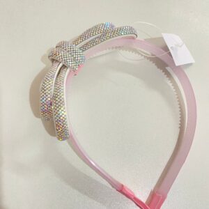 Tiara Rosa com laço